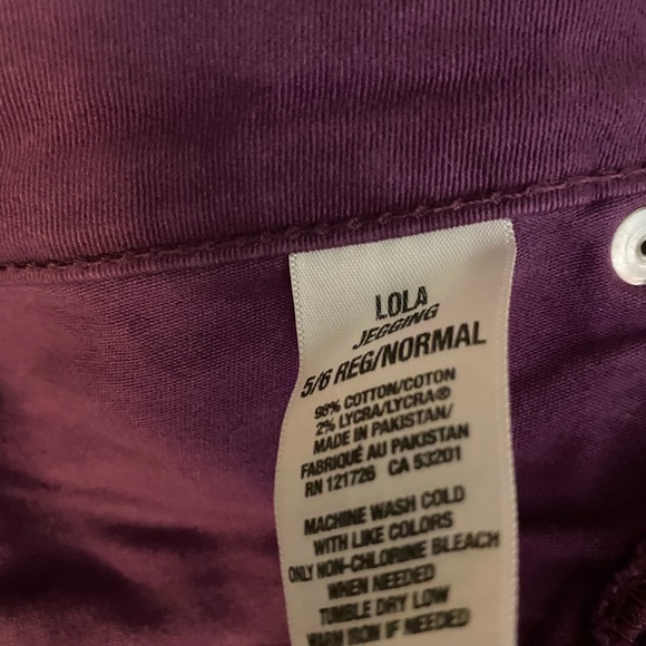 Aeropostal Lola jeggings. Size 5/6 regular. - Picture 3 of 5